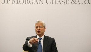 WASHINGTON, DC - APRIL 05:  Jamie Dimon, chairman and CEO of JPMorgan Chase & Co., participates in a discussion on Detroit's economic recovery on April 5, 2016 in Washington, DC. JPMorgan Chase announced they will make a five-year, $125 million commitment to Detroit's economic recovery.  (Photo by Mark Wilson/Getty Images)